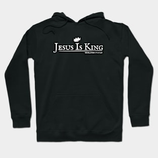 Jesus Is King (with crown) Revelation 17:14 KJV Hoodie